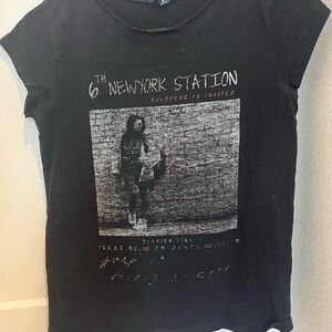 Black Graphic T-Shirt